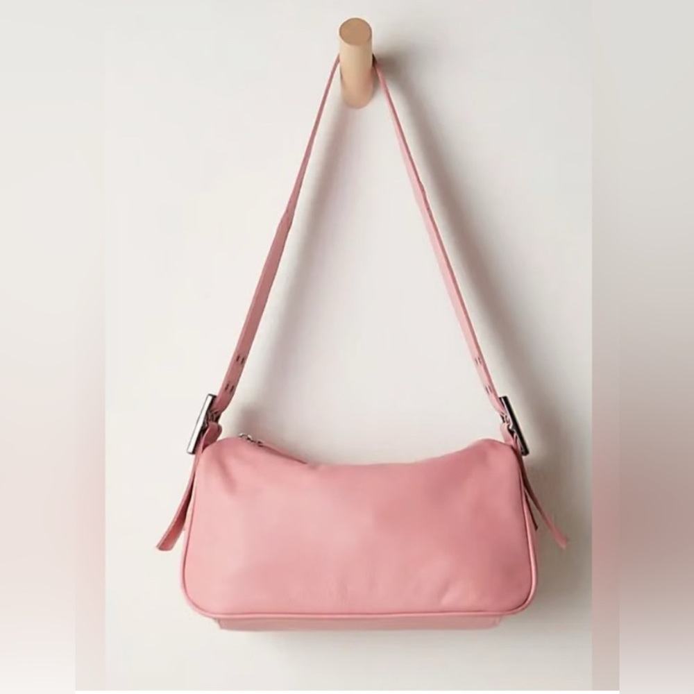 Free People  Pink Arm Candy Paloma Pop Pink  Bag